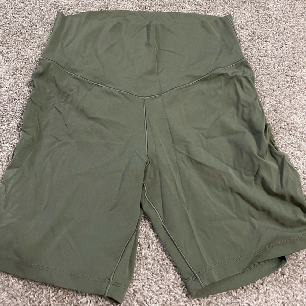 Aerie Olive Green Relaxed Shorts